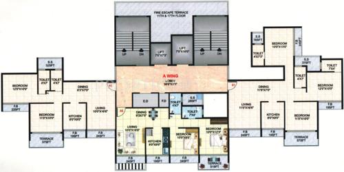  heights Images for Cluster Plan of Neelkanth Heights