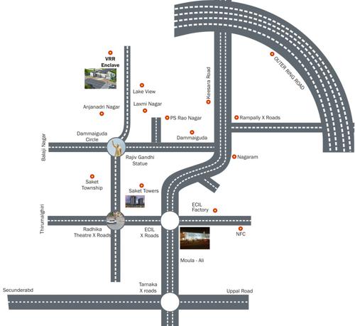  enclave Images for Location Plan of VRR Enclave