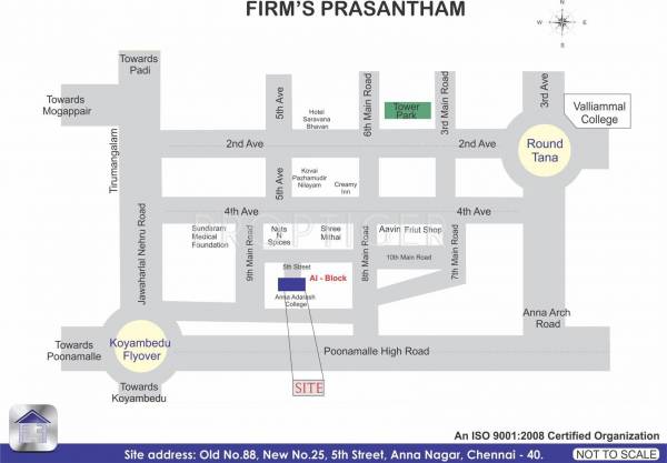 Images for Location Plan of Firm Prasantham