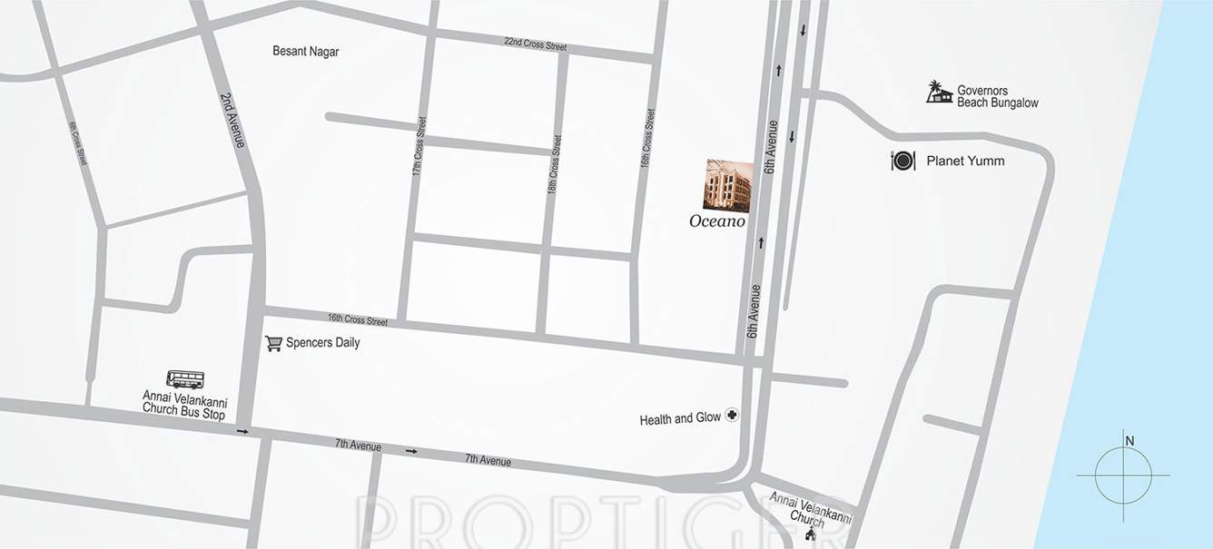 Images for Location Plan of Akshaya Oceano