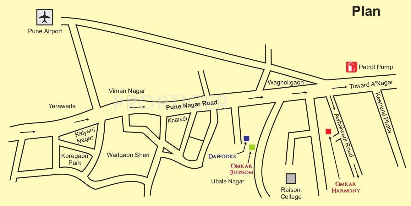 Images for Location Plan of Omkar Omkar Harmony