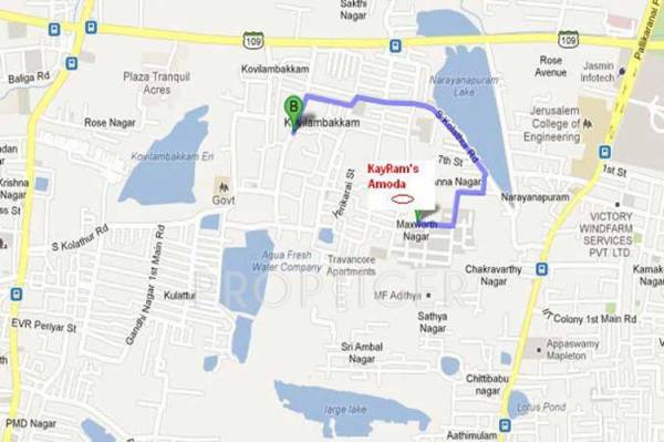 kay-ram-builders amoda Location Plan