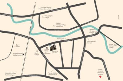  level-up Images for Location Plan of Akshaya Level Up