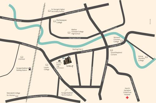  level-up Images for Location Plan of Akshaya Level Up