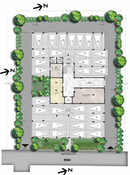 Sumanth Sreshta Sundaram Ground Floor Cluster Plan