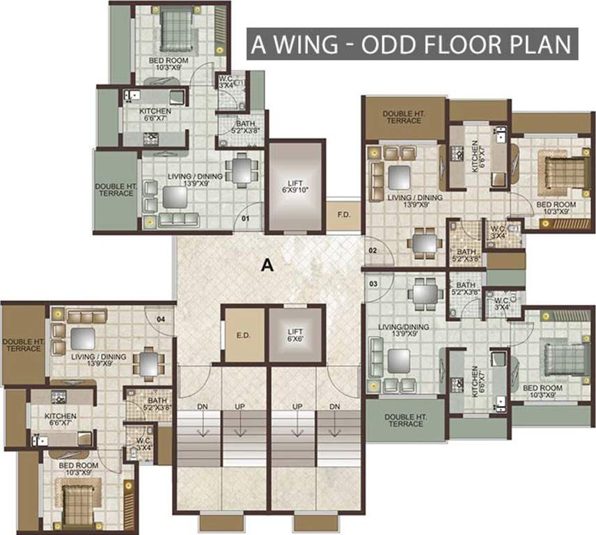 Images for Cluster Plan of Lakhani Lakhanis Orchid Woods