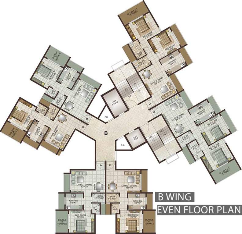 Images for Cluster Plan of Lakhani Lakhanis Orchid Woods