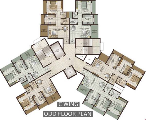 Images for Cluster Plan of Lakhani Lakhanis Orchid Woods Images for Cluster Plan of Lakhani Lakhanis Orchid Woods