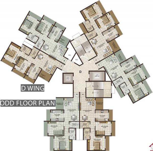 Images for Cluster Plan of Lakhani Lakhanis Orchid Woods Images for Cluster Plan of Lakhani Lakhanis Orchid Woods