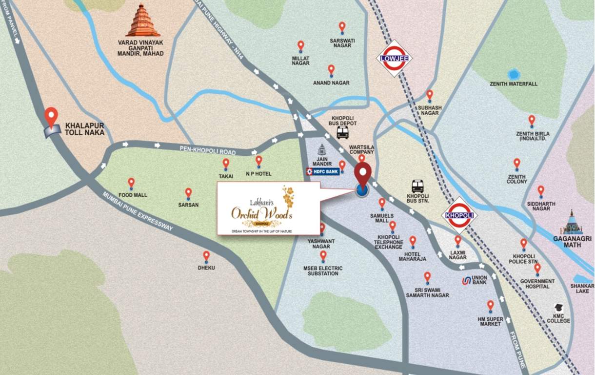 Images for Location Plan of Lakhani Lakhanis Orchid Woods