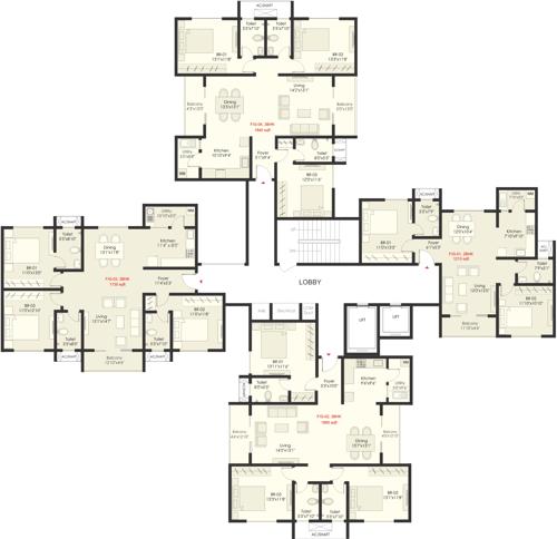  raj-grandeur Images for Cluster Plan of SNN Raj Grandeur