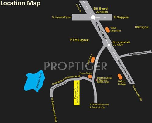  raj-grandeur Images for Location Plan of SNN Raj Grandeur