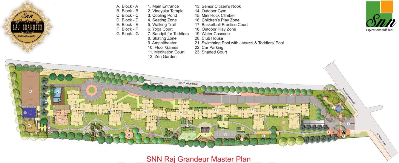 raj grandeur Images for Master Plan of SNN Raj Grandeur