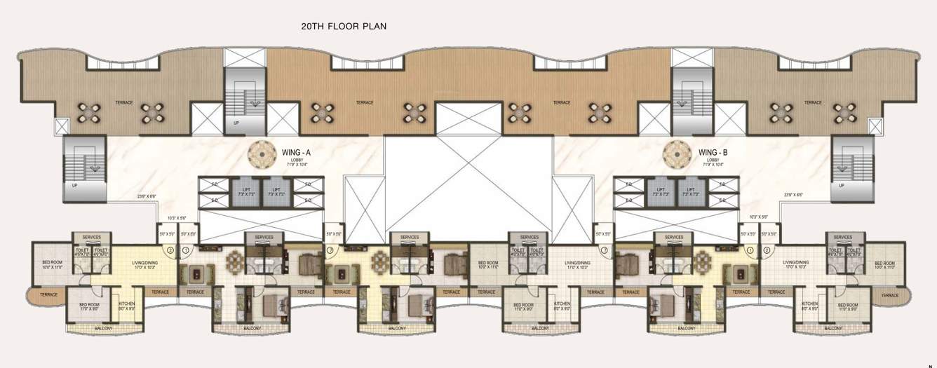 sai riverdale Images for Cluster Plan of Paradise Sai Riverdale