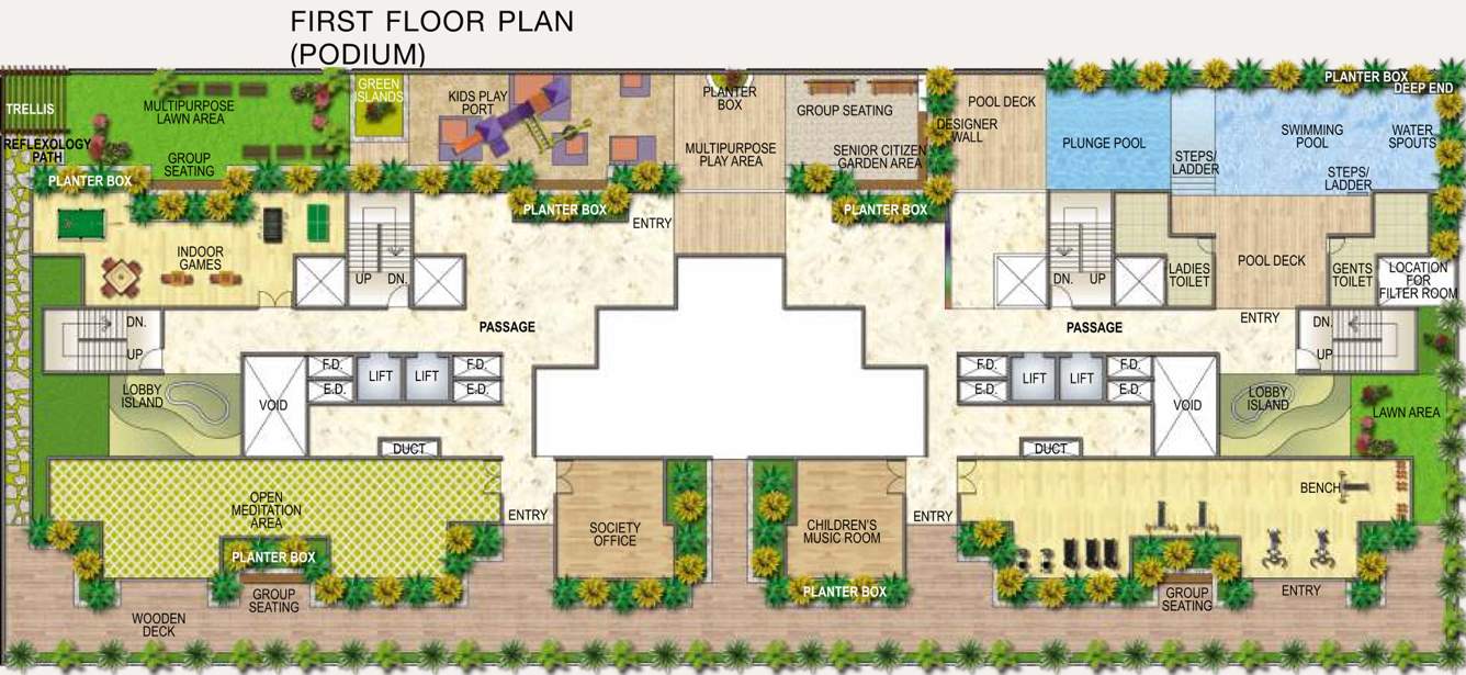 sai riverdale Images for Cluster Plan of Paradise Sai Riverdale