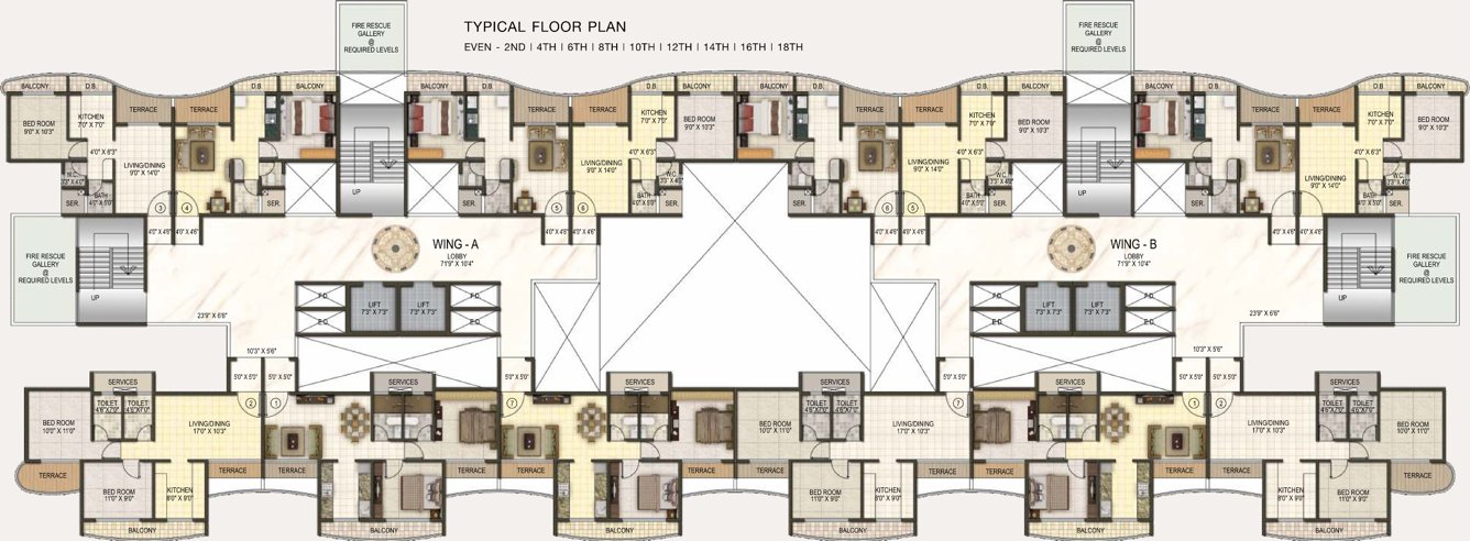  sai riverdale Images for Cluster Plan of Paradise Sai Riverdale