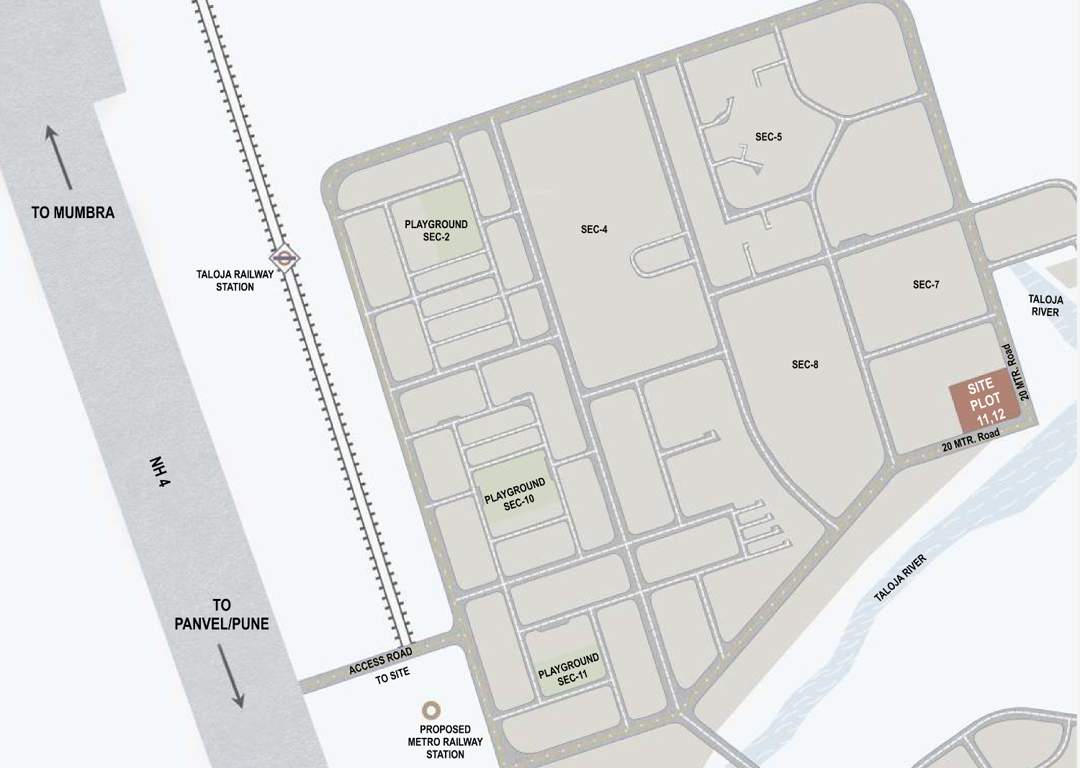  sai riverdale Images for Location Plan of Paradise Sai Riverdale