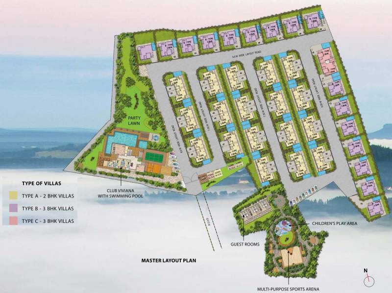 Images for Layout Plan of Paradise Sai World Retreat Villa
