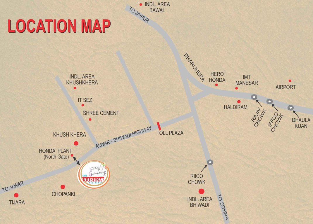 Images for Location Plan of Shekhar Shri Krishna Residency