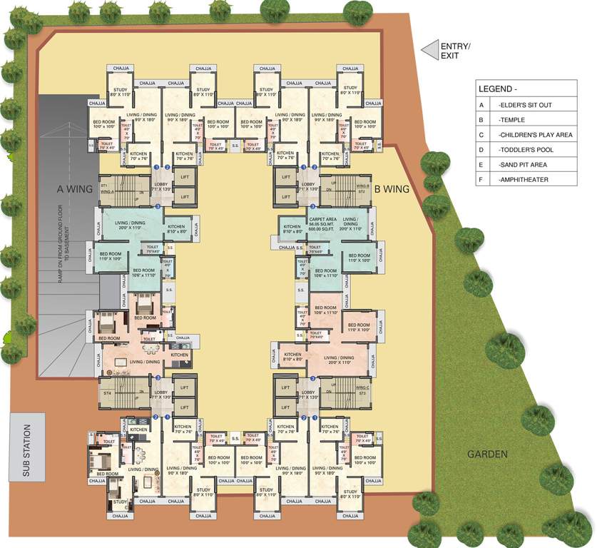  mogra vikas Images for Layout Plan of Spark Mogra Vikas