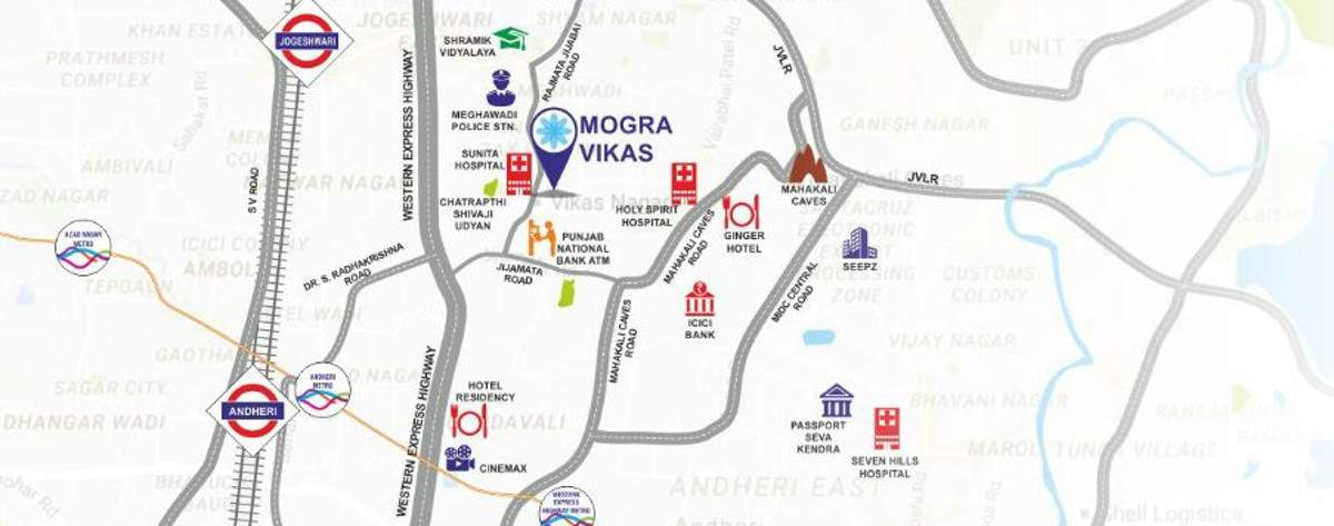  mogra vikas Images for Location Plan of Spark Mogra Vikas