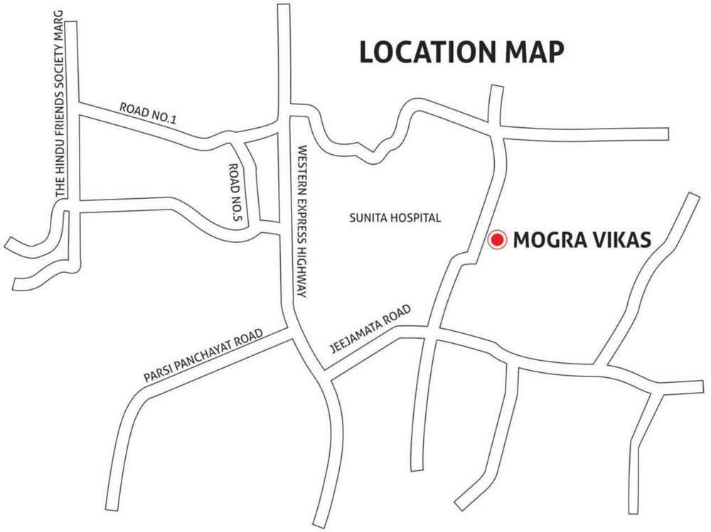  mogra vikas Images for Location Plan of Spark Mogra Vikas