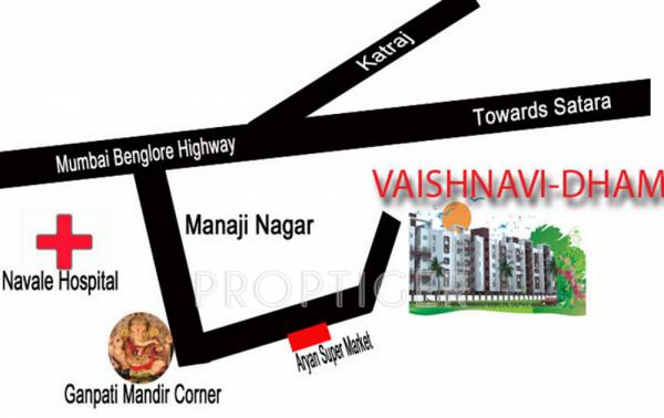  dham Images for Location Plan of Vaishnavi Developer Dham