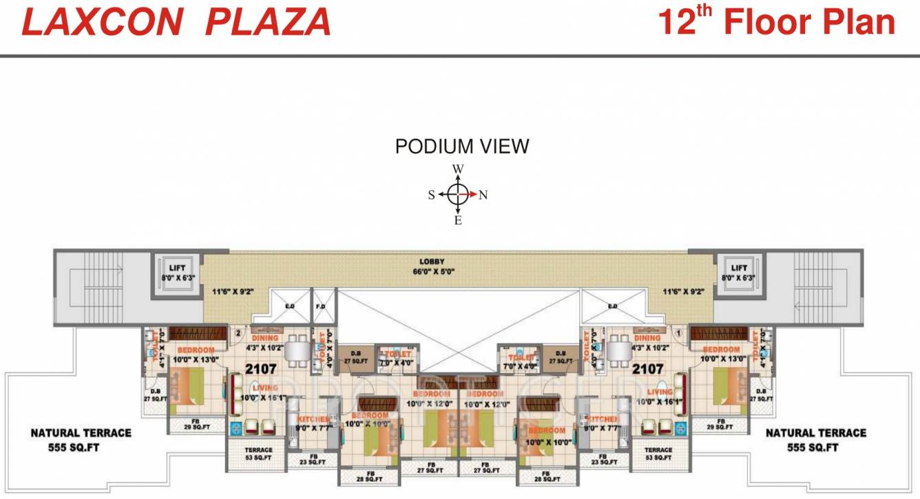 Images for Cluster Plan of Laxmanbhai Laxcon Plaza