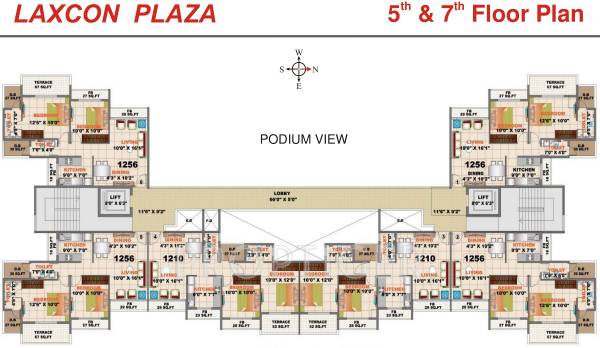 Images for Cluster Plan of Laxmanbhai Laxcon Plaza