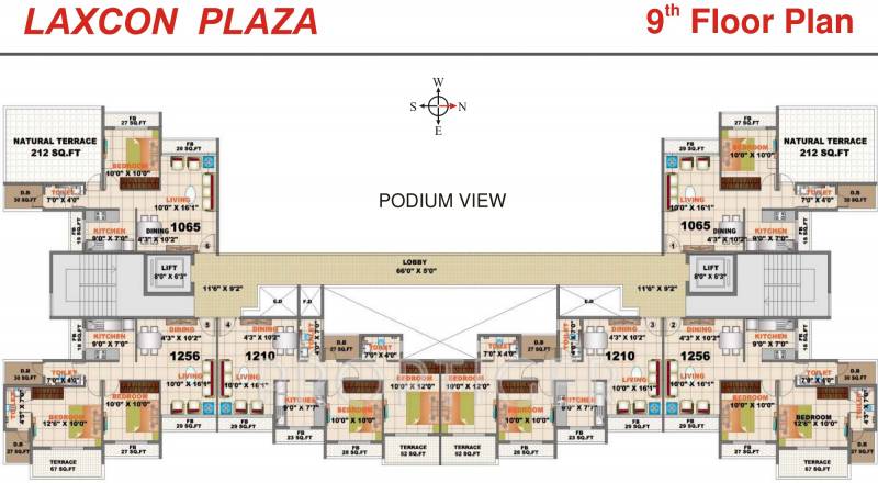Images for Cluster Plan of Laxmanbhai Laxcon Plaza