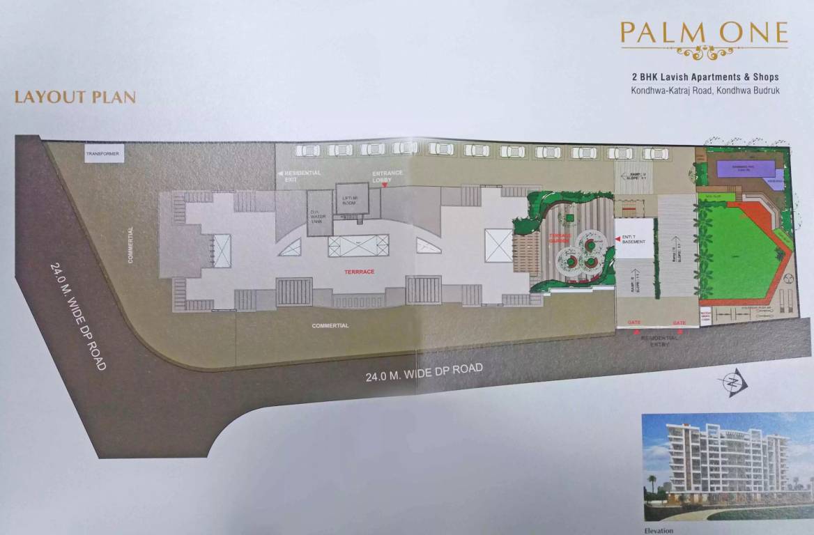  palm one Layout Plan