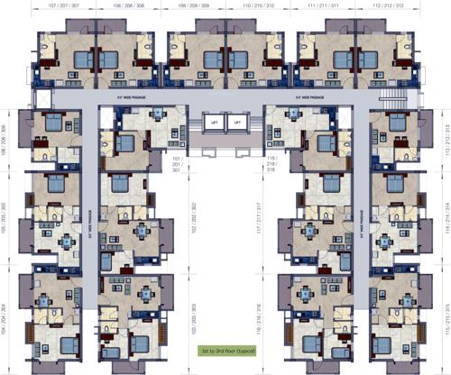  euphoria Images for Cluster Plan of Doshi Euphoria
