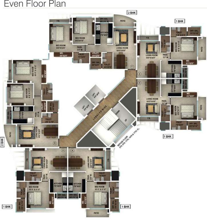  yogi dham Images for Cluster Plan of Ajmera Yogi Dham