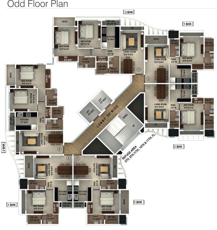  yogi dham Images for Cluster Plan of Ajmera Yogi Dham