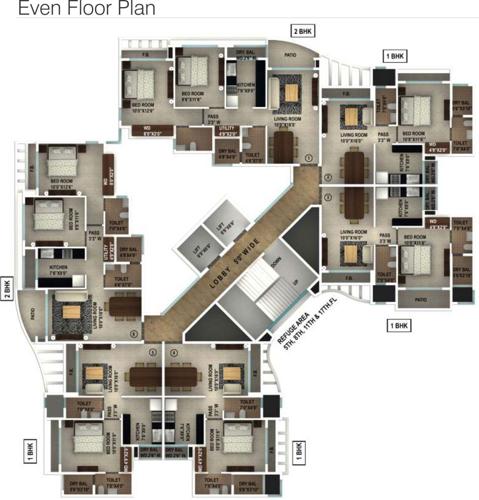  yogi-dham Images for Cluster Plan of Ajmera Yogi Dham