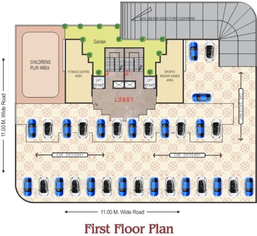  exotica L K Exotica Cluster Plan for 1st Floor