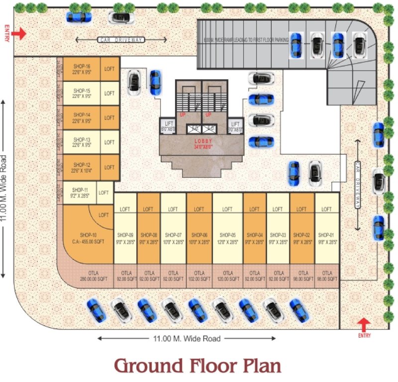  exotica L K Exotica Cluster Plan for ground Floor