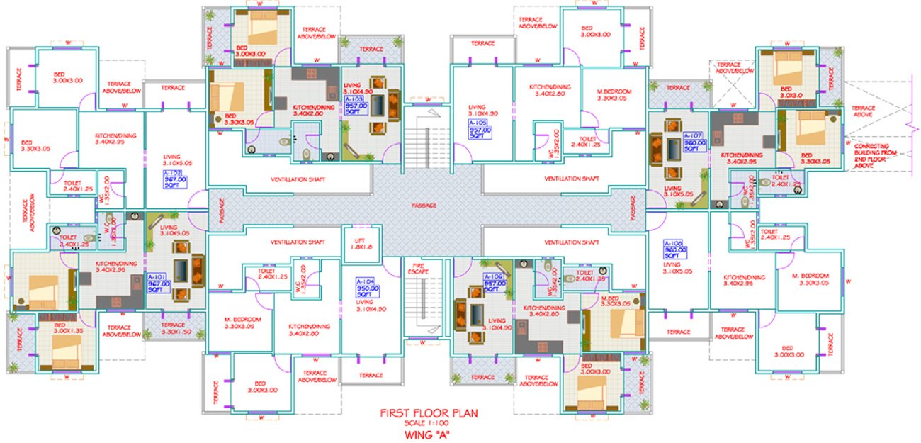 Images for Cluster Plan of Gayatri Imperial Heights