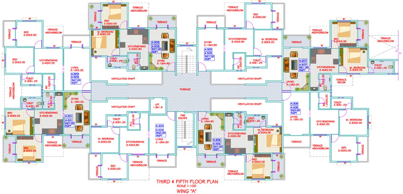 Images for Cluster Plan of Gayatri Imperial Heights