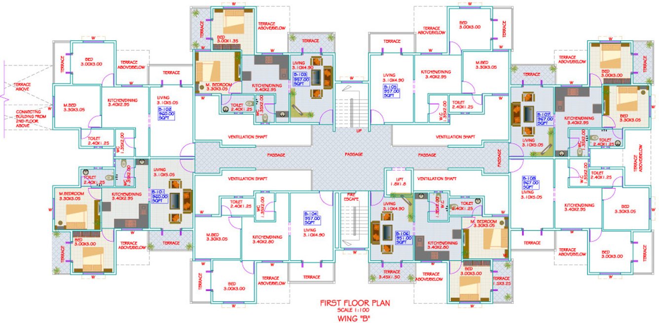 Images for Cluster Plan of Gayatri Imperial Heights