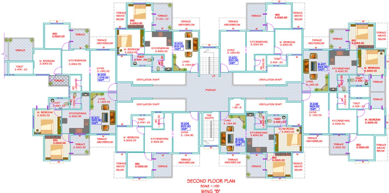 Images for Cluster Plan of Gayatri Imperial Heights