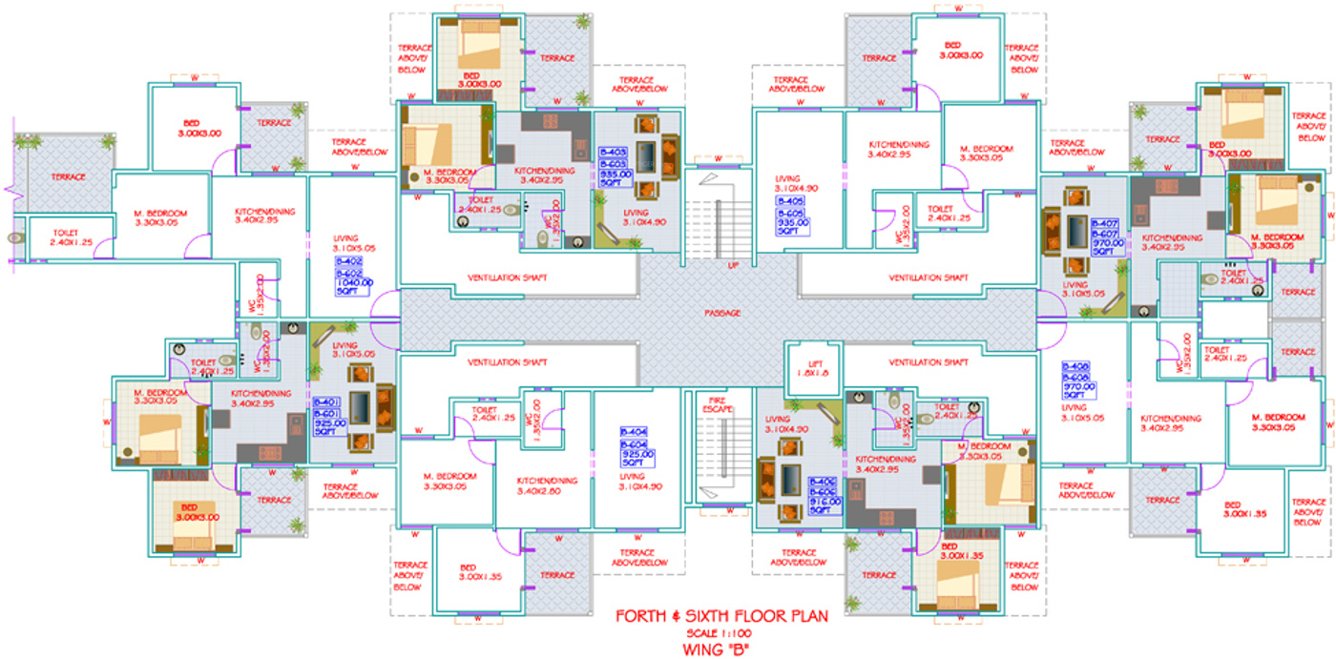 Images for Cluster Plan of Gayatri Imperial Heights