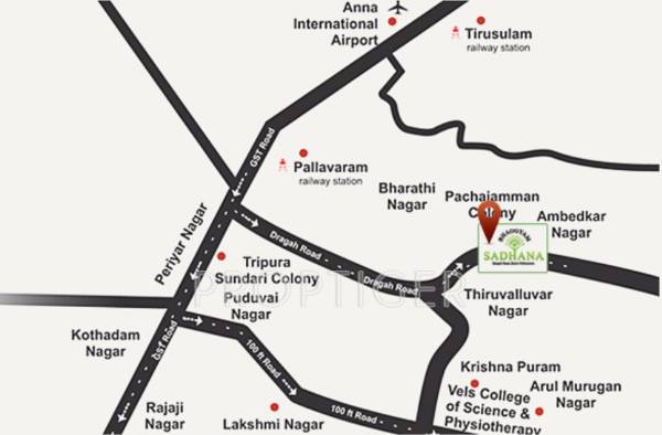 Images for Location Plan of Bhaggyam Sadhana