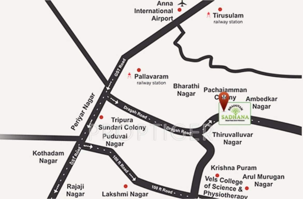 Images for Location Plan of Bhaggyam Sadhana