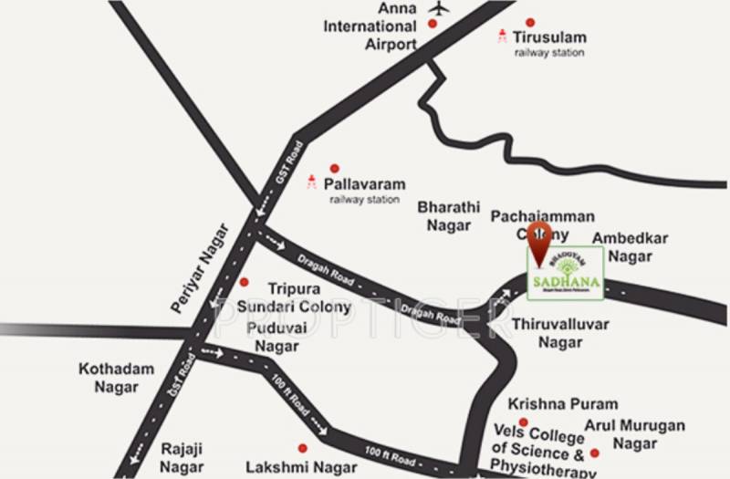 Images for Location Plan of Bhaggyam Sadhana