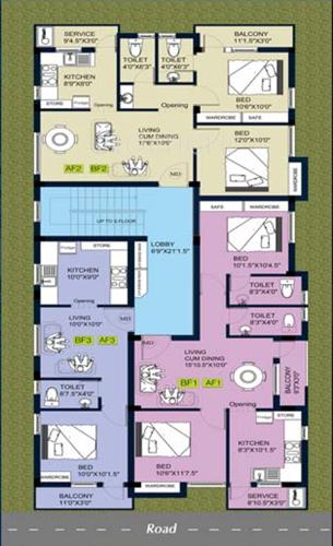  homes Images for Cluster Plan of Sri Homes