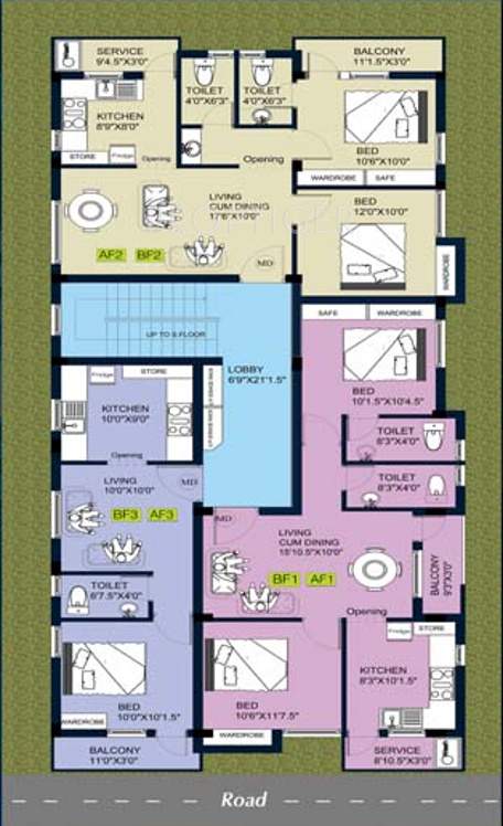  homes Images for Cluster Plan of Sri Homes
