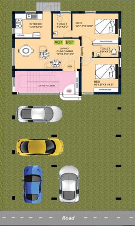  homes Images for Cluster Plan of Sri Homes