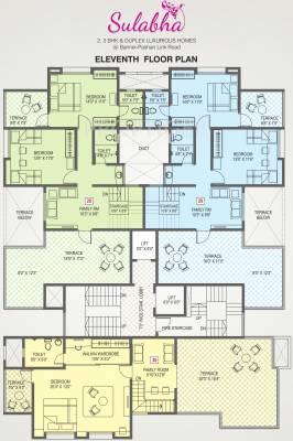  sulabha Sulabha Cluster Plan for 11th Floor