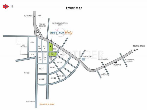 Images for Location Plan of Bestech City Plots